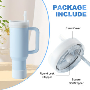 New Stanley silicone dustproof cup cover straw cap leak-proof spill-proof suit coaster Stanley 2.0 40oz