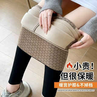 秋冬款芭比冬季黑金裤女羊驼绒鲨鱼高腰蓄热加厚收腹保暖加绒底裤