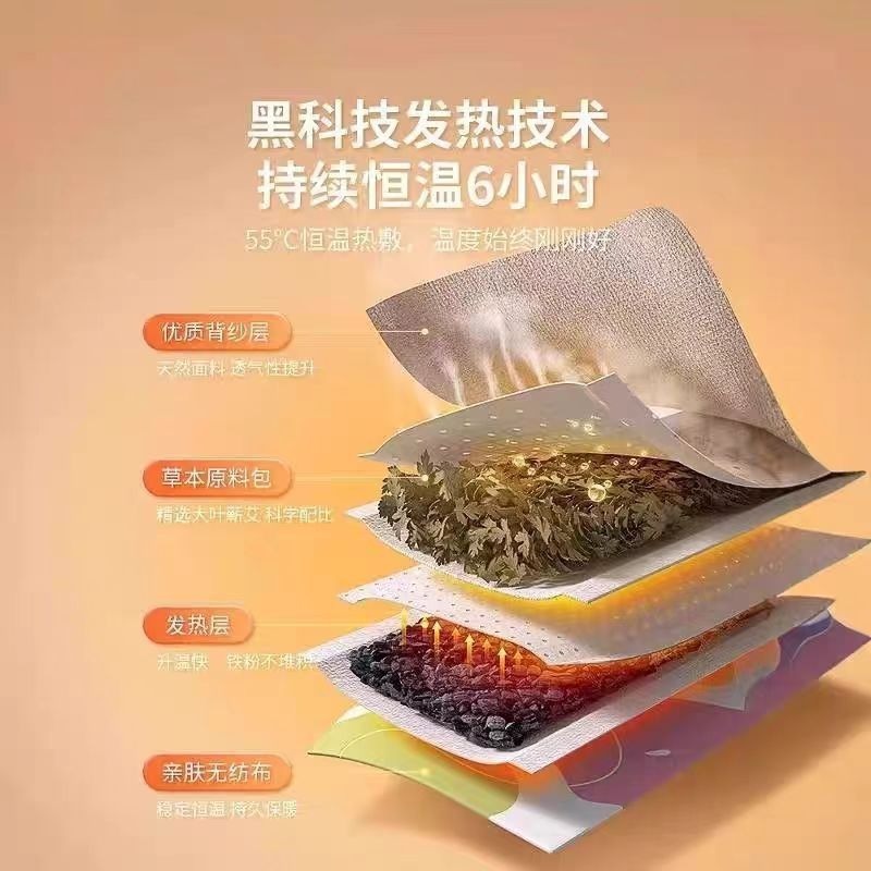 自发热艾草护颈护腰贴暖颈贴蒸汽发热舒缓颈部疲劳暖腰贴暖颈暖贴|undefined