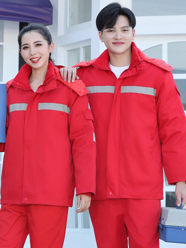 estación de servicio de invierno ropa de trabajo antiestática ropa de algodón voladora de petróleo de gas químico ropa de algodón chaqueta de algodón ropa de protección laboral