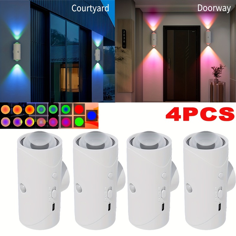 4/2/1pc スマート LED ナイトライト モーションセンサー付き 3 照明|undefined