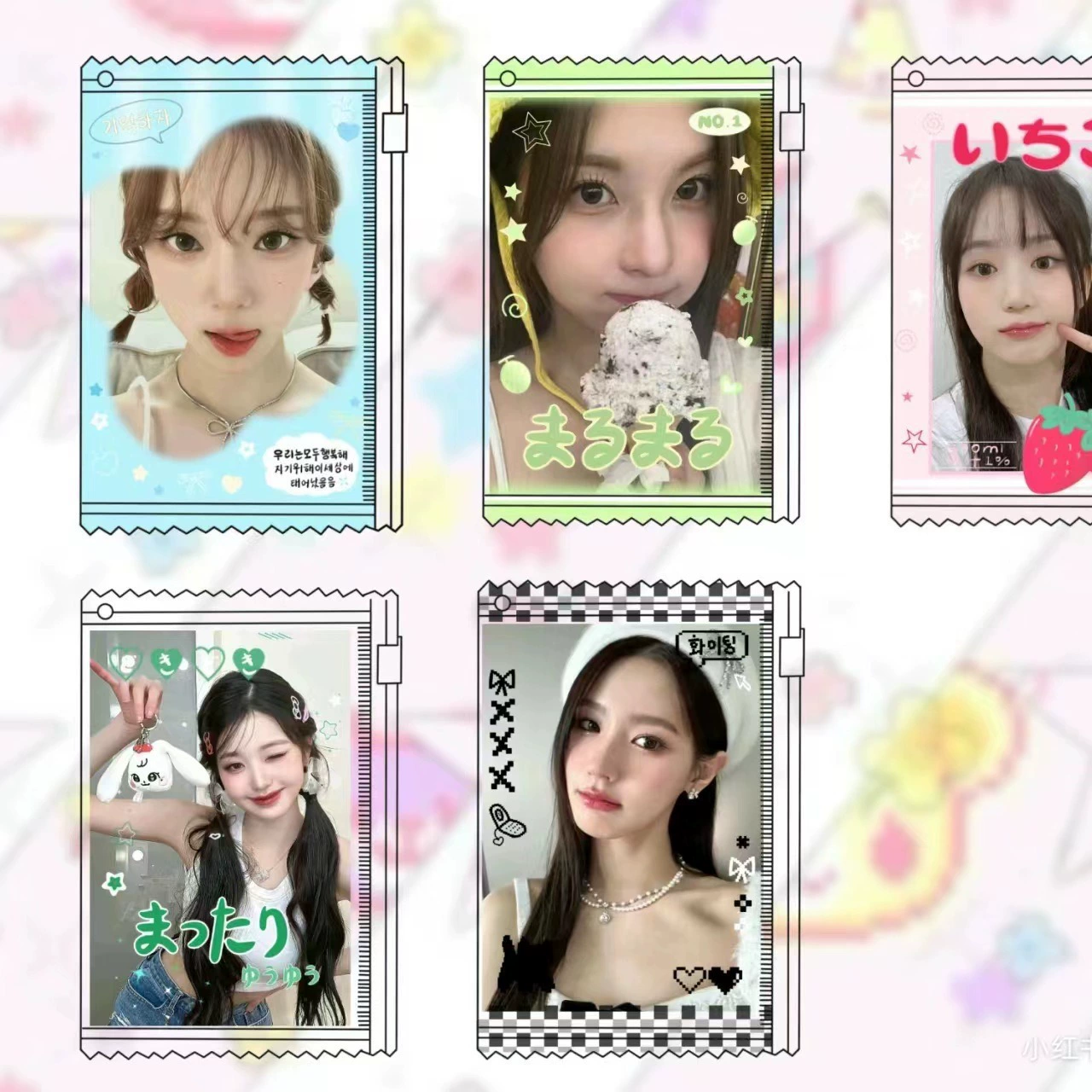 Оптовая поставка INS сумка для конфет держатель для карт подвеска для фотокарточек держатель для карт держатель для карт 3inch небольшое хранилище для карт