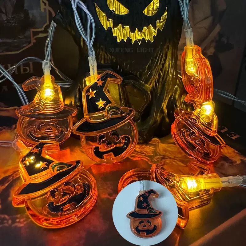 クロスボーダーハロウィン LED カボチャクモゴーストハンドライトストリングソーラー屋外装飾ホリデーライト|undefined