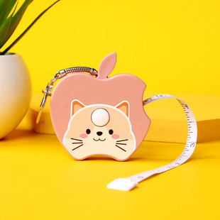Mini Cartoon Small Ruler, Soft Tape Measure, Multi-Functional Waist Circumference Tape Measure, Portable Height Measurement Tool