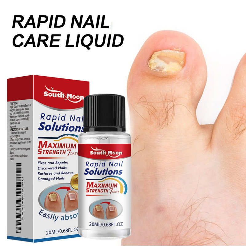 South Moon Nail Care Essence Daily Care Hand and Foot Cleansing Care Solution Gentlely Nourishes Nails
