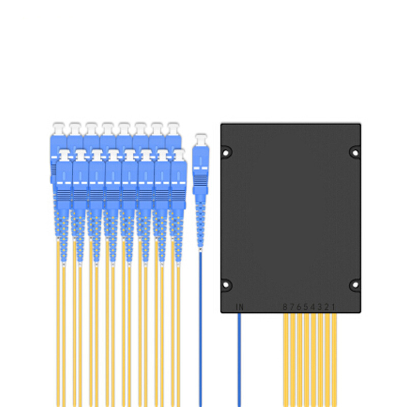 1分16SC/UPC尾纤式ABS盒式分光器 1分16平面波导PLC分路器 电信级