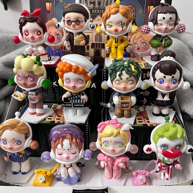 Pqpmart Bubble Code Special Life Is Like a Play Sp Blind Box Figurine Decoration Trendy Toy Gift for Girls