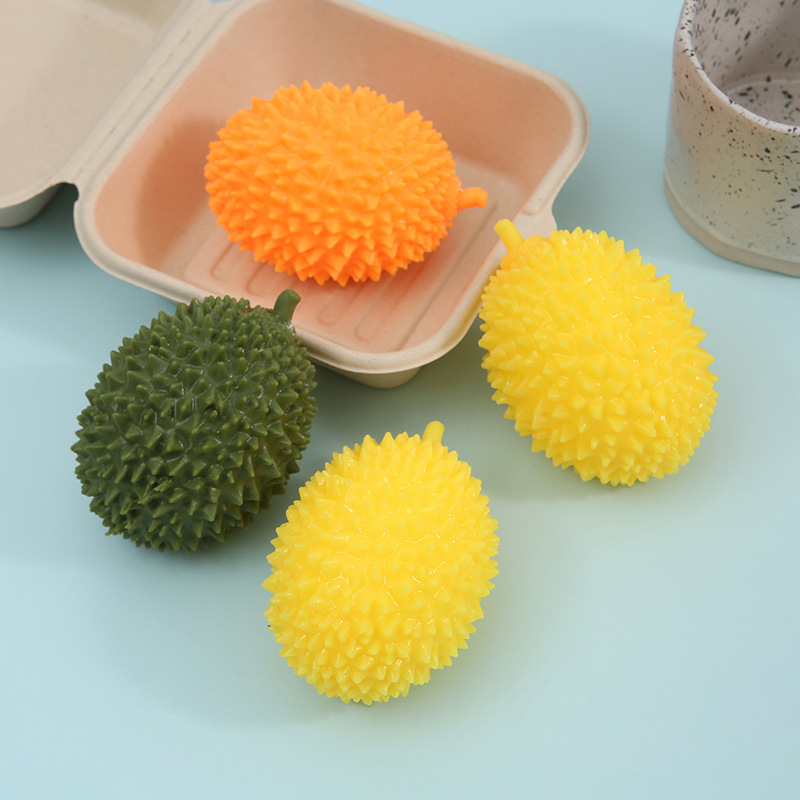 Simulated durian decompression artifact, trick, pinch, decompression and venting ball, small toy, strange and weird gadgets
