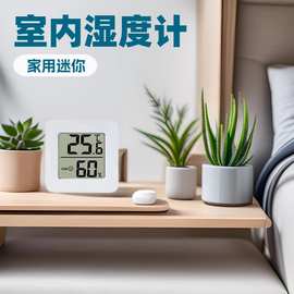 迷你简约家居家用室内温度计婴儿房干湿度表测温电子数显母婴适用