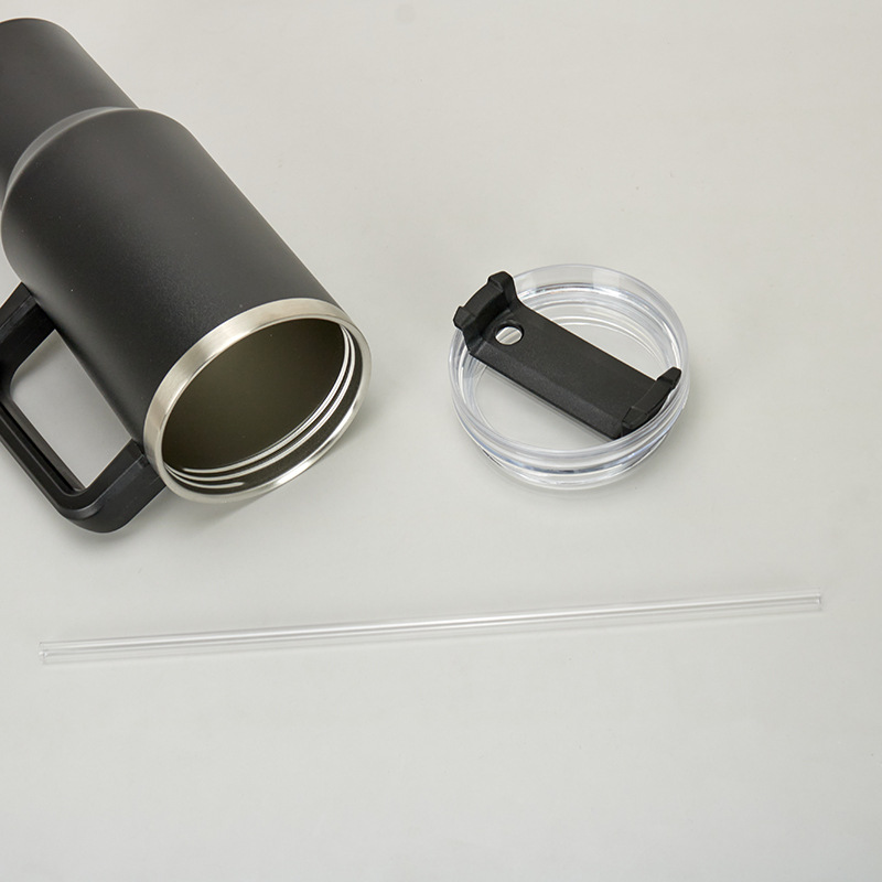 Comercio exterior 40oz taza de coche de acero inoxidable gran capacidad de aislamiento de doble capa retención de frío taza de hielo taza de cerveza de coche con mango