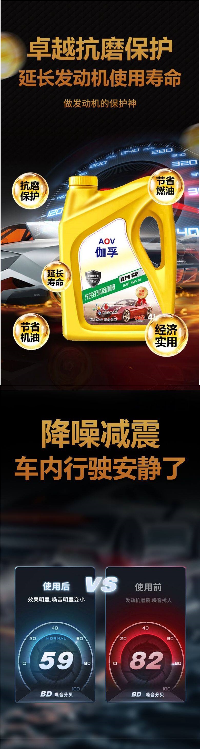 People's Insurance Company Insures Gafu Automotive Oil, a National Standard Fully Synthetic Engine Oil That Supports Testing for Strong Power, 4L