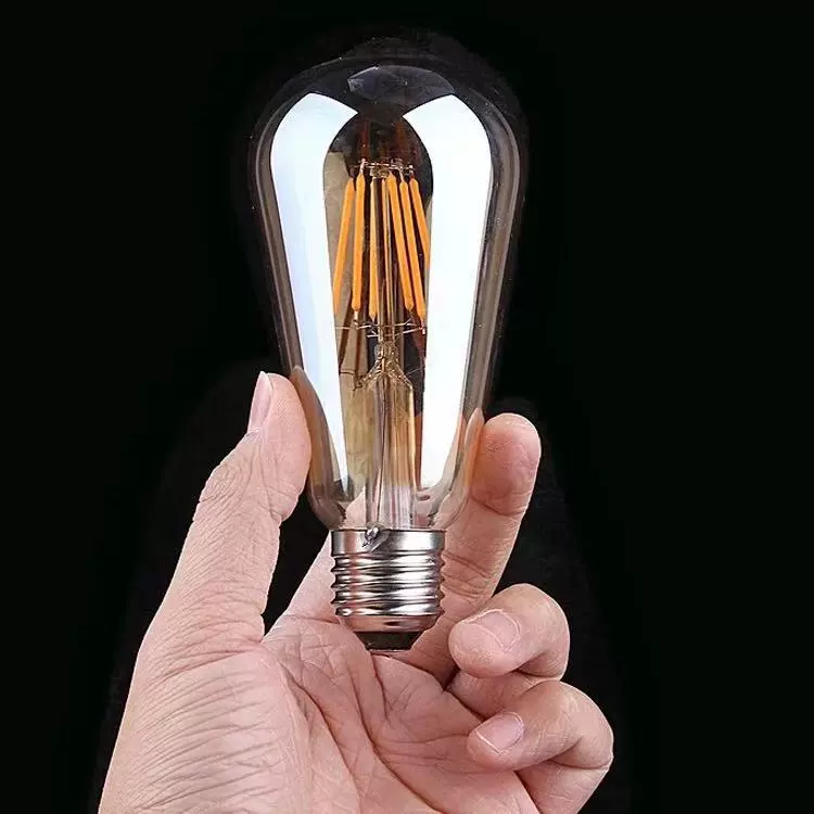 LED-лампочка, ретро-пустышка, 4W/6W/8W, E27, с винтовым цоколем
