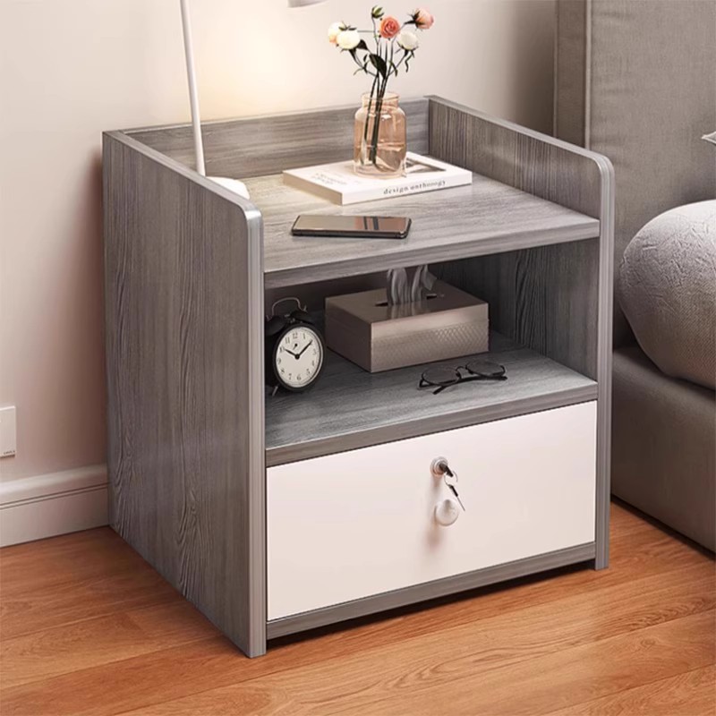 2026 nuevo gabinete de cabecera de cama de dormitorio doméstico pequeño gabinete de cabecera de cama simple y moderno