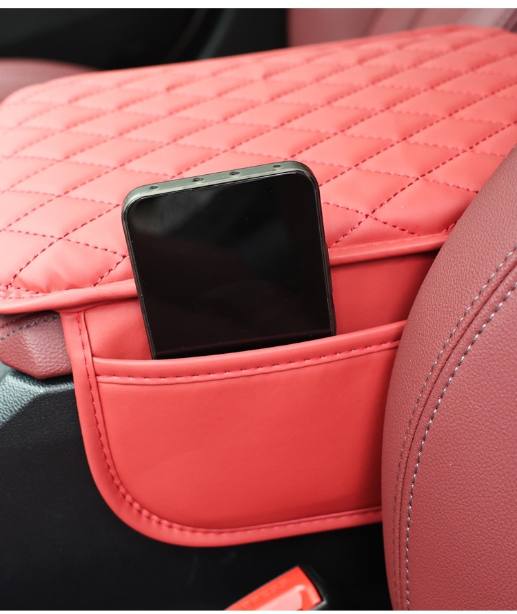 Car Armrest Box Mat, Universal Storage Bag for Cross-Border Manufacturers, Car Tissue Box, Central Elbow Heightening Pad, Multi-Functional