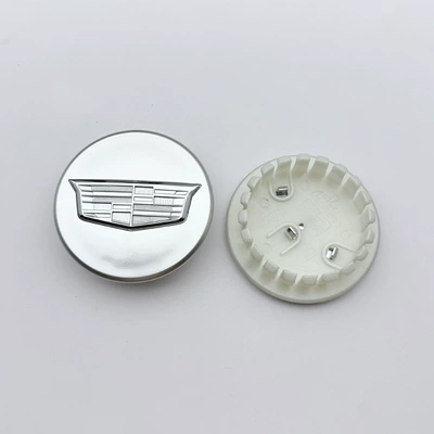 Suitable for Cadillac Hub Cap Atsl Xts Ct6 Xt5 Xt6 Hub Car Logo Tire Center Cap 67mm (Car logo) - one-convex-silver-base-with-silver-label-67mm