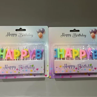 数字浪漫英文蜡烛土豪蜡烛情侣彩色求婚生日快乐蛋糕装饰