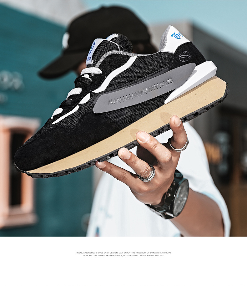 Herren Arbeitsschuhe Sneakers Synthetik Leicht zu reinigen Strapazierfähige Schuhe Sneakers_voghion.com