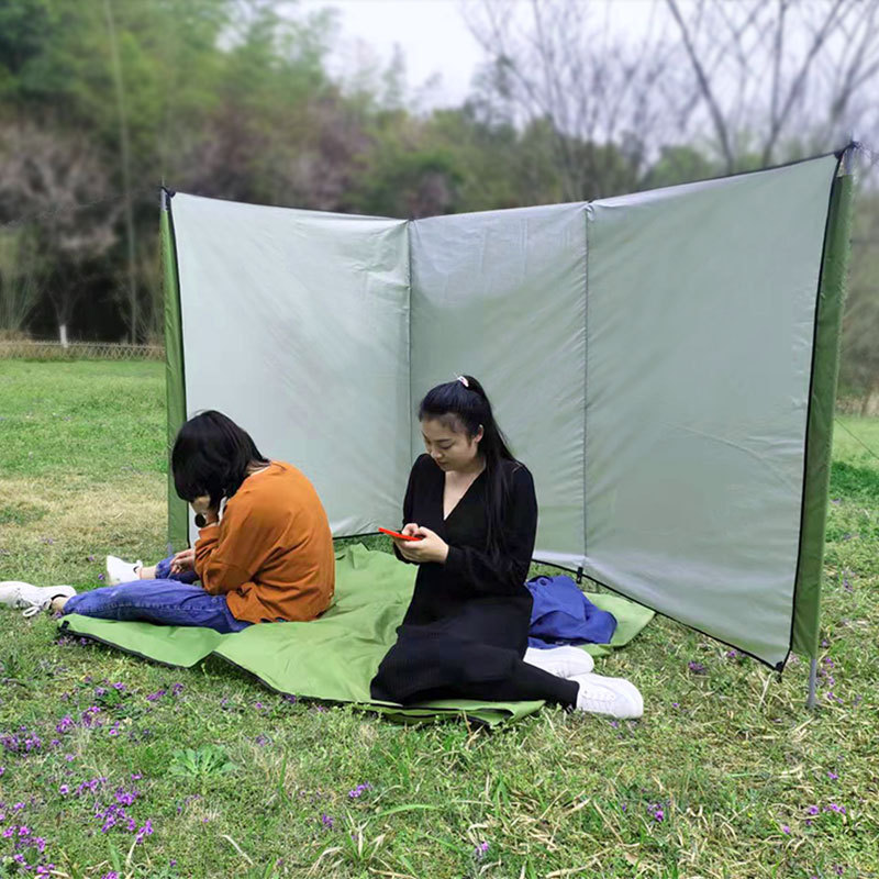 Factory Direct supply outdoor camping hiking windshield beach privacy screen picnic windshield