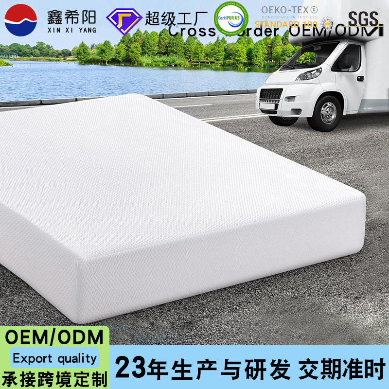 Outdoor Mattress Car Memory Foam Soft Cushion Rv Camping Style Thickeneded Double Mattress High Density Sponge Sleeping Pad Customization