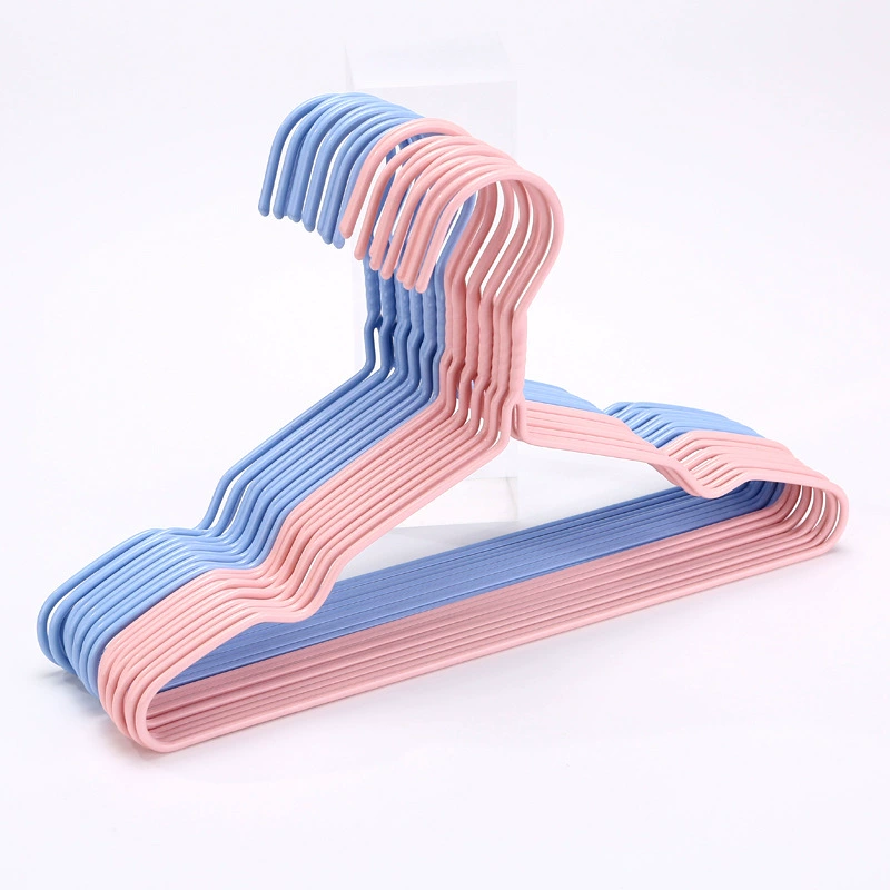 Детская пластиковая противоскользящая вешалка для одежды Смелая Бытовая Простая вешалка для одежды Металлическая детская противоскользящая вешалка для ремня с канавкой Twist Hanger