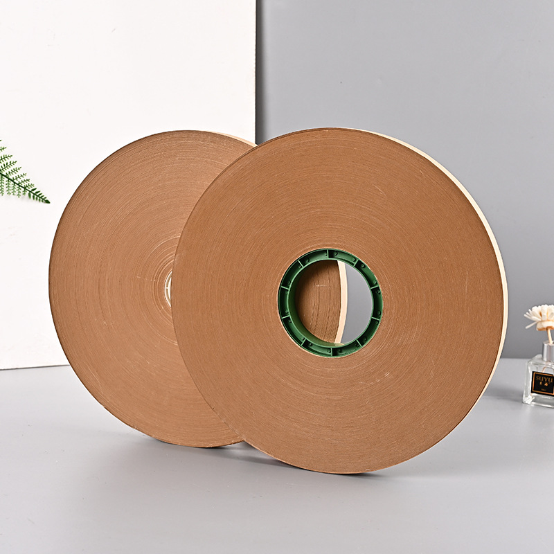 束带机105黄牛皮3cm纸带制定高温热熔胶束带机机用大盘3公分纸带