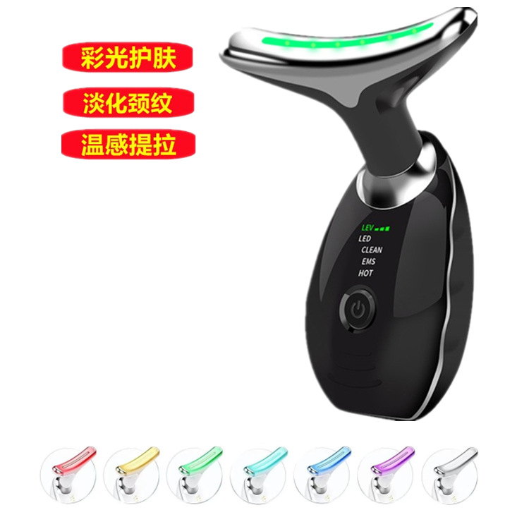 Instrumento de belleza de cuello transfronterizo se desvanece patrón de cuello Cuidado del cuello masajeador protector de cuello levantamiento y ajuste eliminación de instrumento de belleza de patrón francés image 11