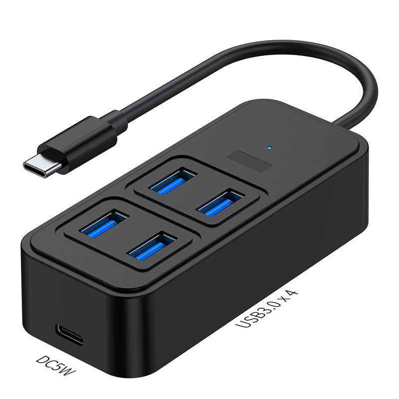 国境を越えたソース工場 USB エクステンダー 4 ポート ハブ 3.0 1 対 4 高速スプリッター タイプ C ハブ|undefined