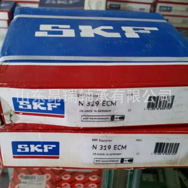 瑞典SKFN319ECM圆柱滚子轴承NU319ECP/C3高温轴承钢