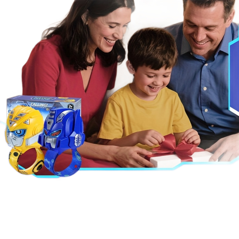 Amazon Fashion creativo reloj luminoso para niños transfronterizo Temu niño divertido reloj de juguete electrónico Superman