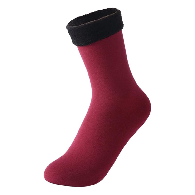 Socks women's autumn and winter soft padded velvet warm tube socks floor snow socks cold socks factory direct sales