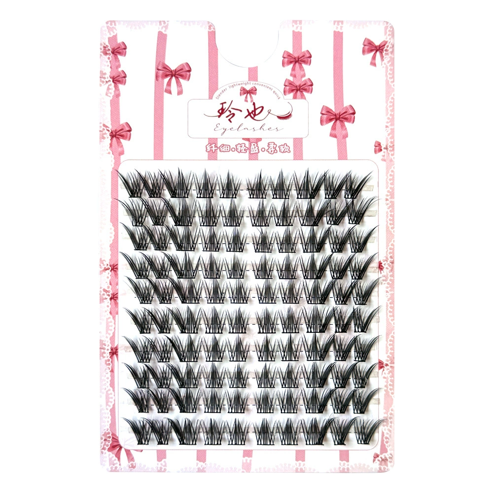 玲也 Realistic dense curling false eyelashes, comics, fox