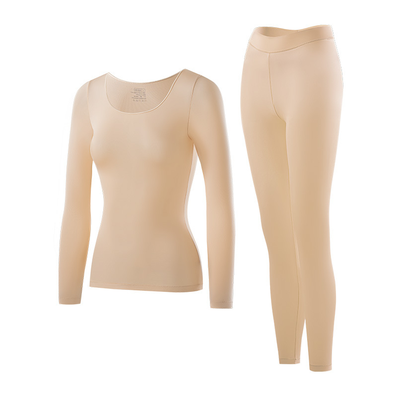 7A piel antibacteriana y hermosa ropa de base de piel ropa interior térmica ultrafina ropa de base de mujer ropa de otoño traje de pantalones largos refrescante