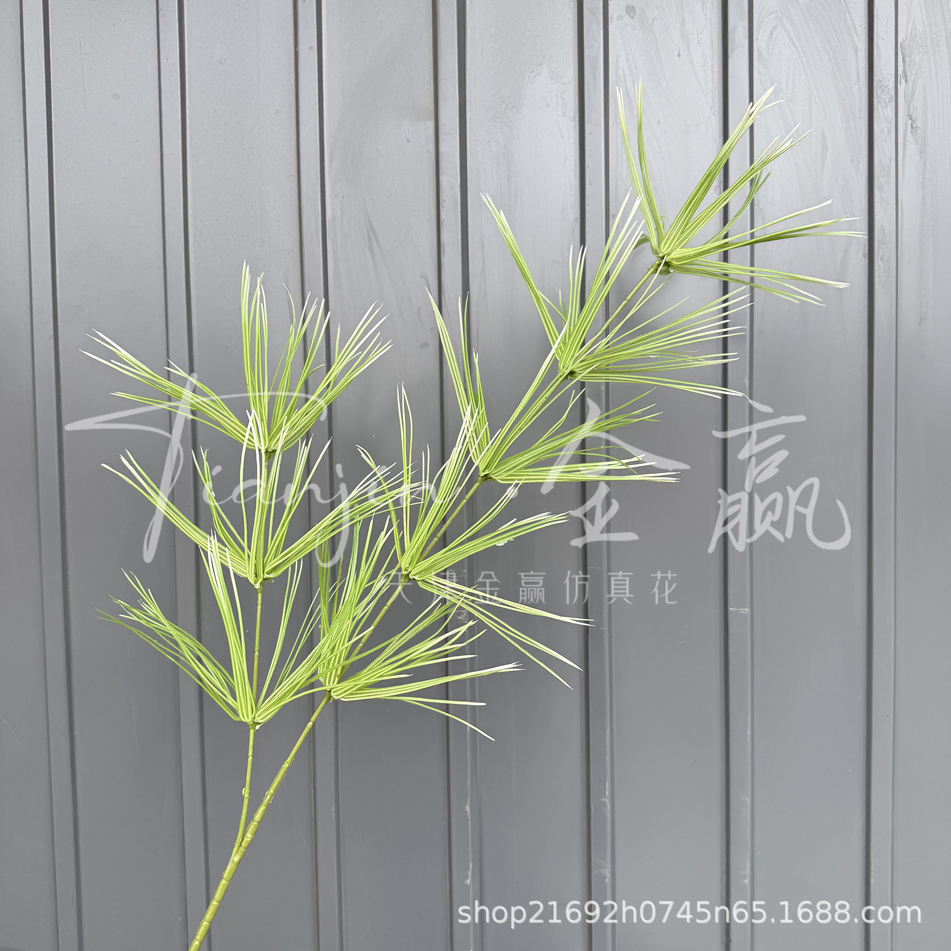 Boda Mori Simulación de flores y plantas verdes Pico de bambú Hierba Simulación de plantas verdes de invierno espárragos Plantas de simulación Escenografía de plantas verdes falsas
