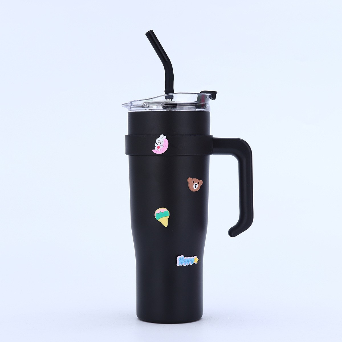 Popular Big Mac 40oz mango Coche Taza 304 taza de vacío de acero inoxidable de gran capacidad de paja calentador de hielo taza de café