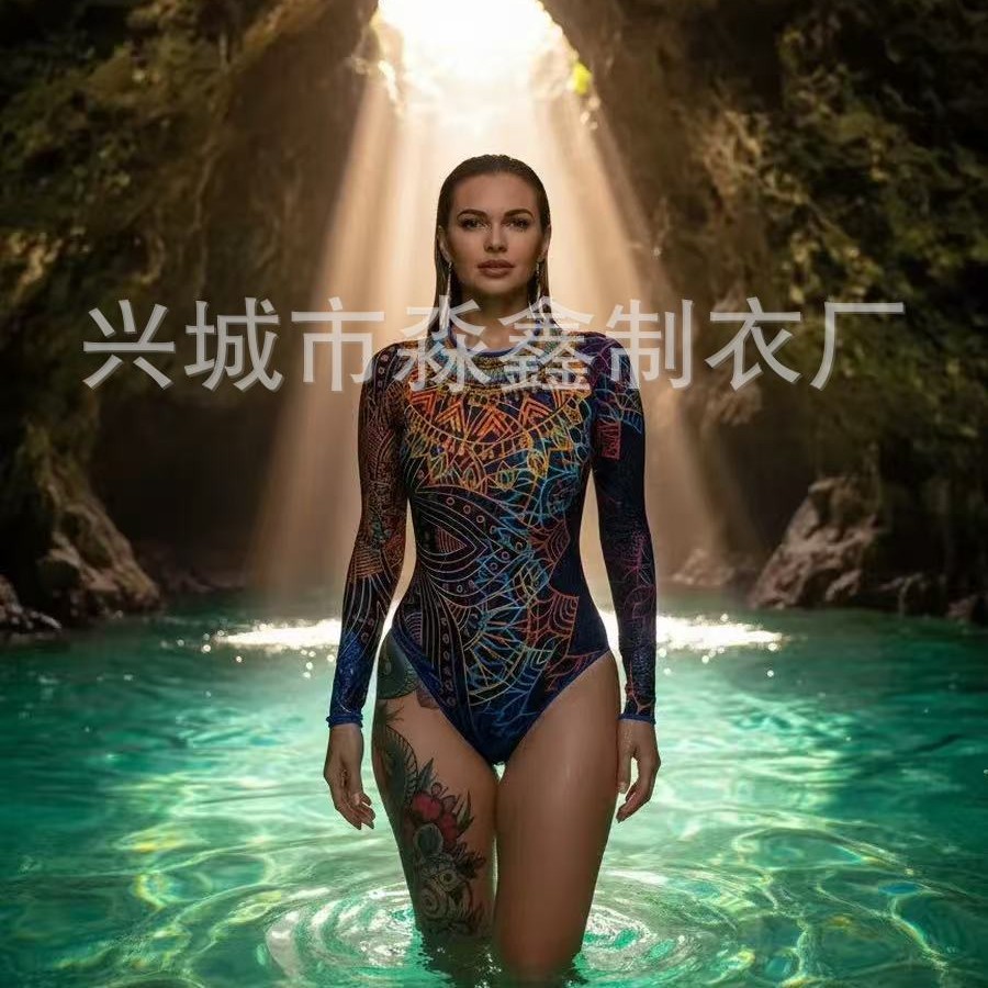 Bañador ruso Amazon transfronterizo Kupalnik pantalla solar bikini traje de baño