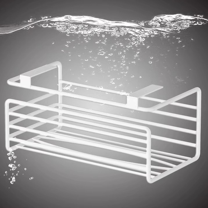 Estante de toallitas de cocina sin agujeros de hierro forjado estante de papel de servilletas domésticas puertas de gabinete caja de extracción estante de pared