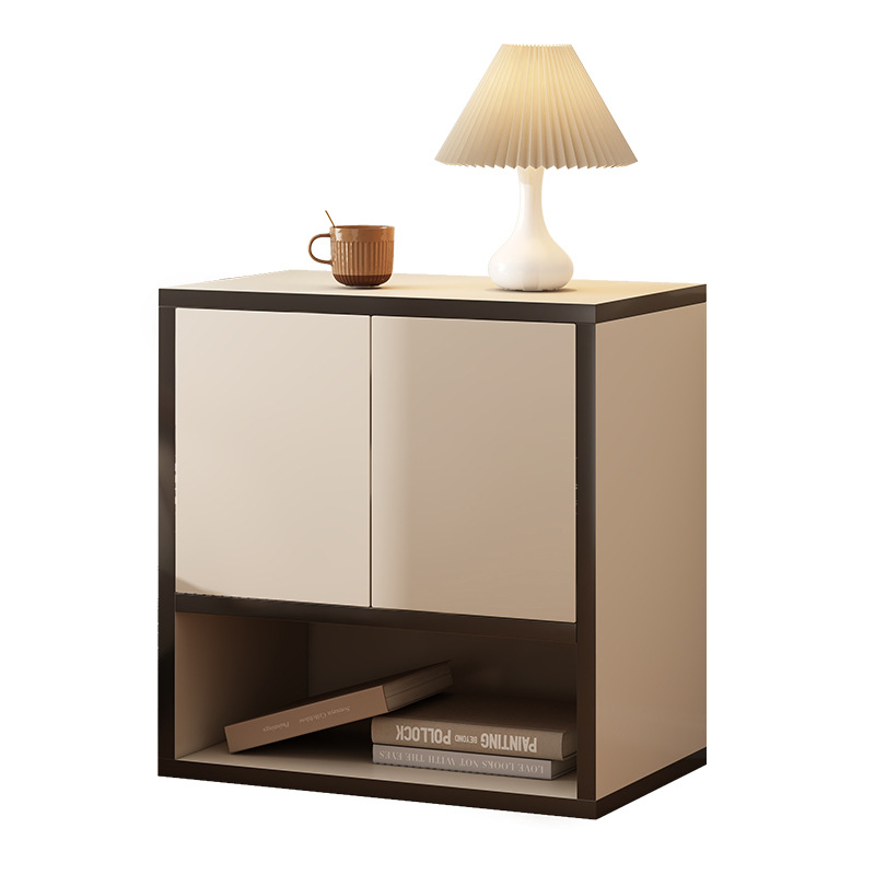 Personalizada mesilla de cama estante de dormitorio estante de libros estante de madera sólida estante de exhibición estante doméstico sala de estar armario de almacenamiento armario de almacenamiento