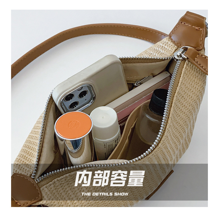 Summer niche underarm bag for women, 2025 new retro and fashionable handbag, versatile single-shoulder crossbody bucket bag Item Picture