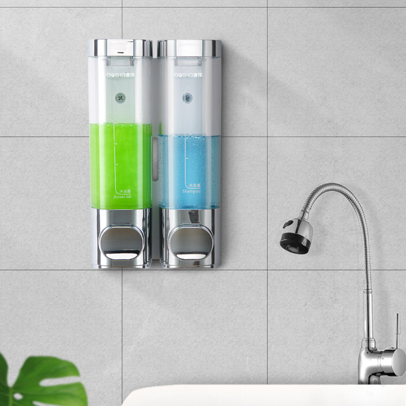 英特汉莎品质酒店宾馆浴室壁挂式皂液器皂液盒洗手液盒给皂器