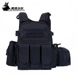 军迷用品6094丛林野营轻量作战战术马甲特勤迷彩户外快拆战术背心