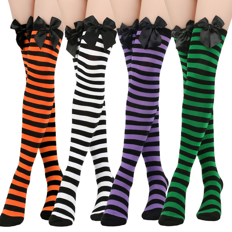 Cross-Border Domestic Sales Cosplay Seductive Women's Holiday Socks, Long Over-The-Knee Leg Socks, Bowknot Christmas Socks Cross-Border Domestic Sales Cosplay Seductive Women's Holiday Socks, Long Over-The-Knee Leg Socks, Bowknot Christmas Socks