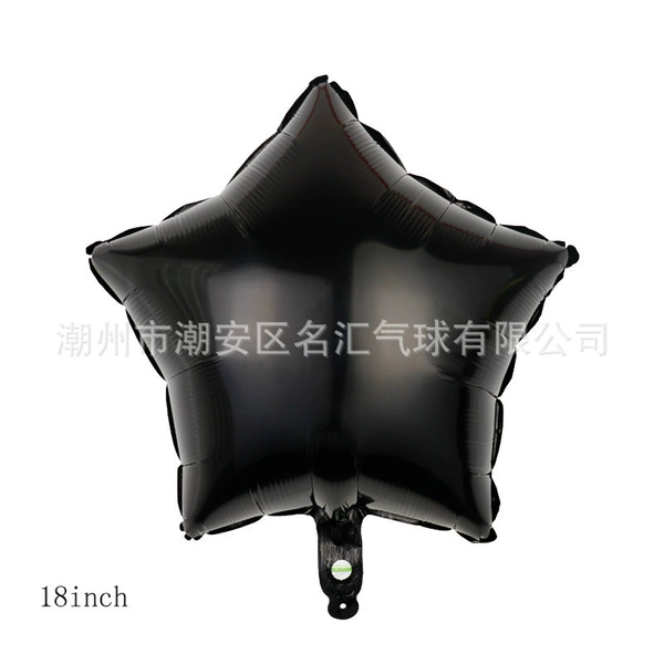 18 -inch pentagram black