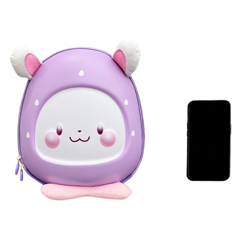 Kindergarten los niños de la historieta lindo conejito bebé gshell mochila niños y niñas viaje pequeña mochila moda