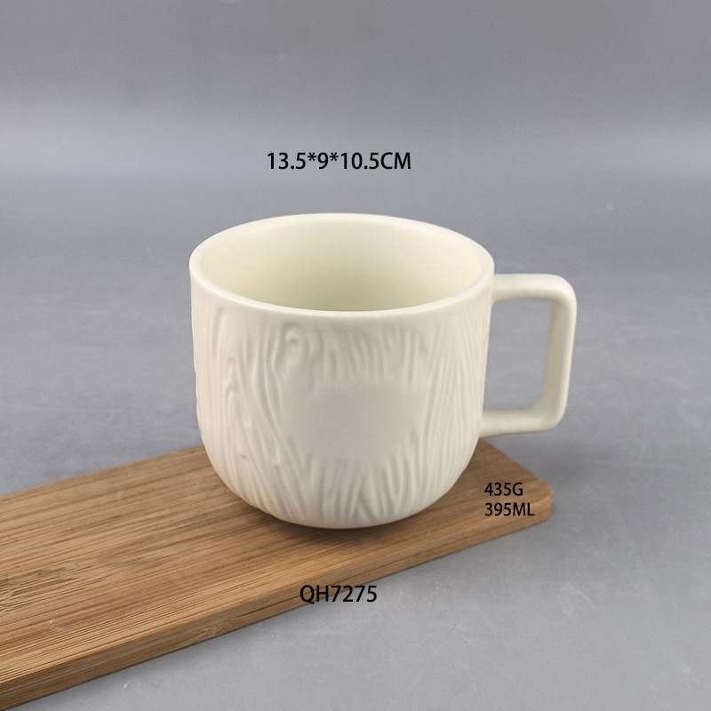 Otoño ardilla madera creativa taza de marca de dibujos animados taza de café de cerámica taza de escritorio LOGO fijo para el hogar de alto nivel