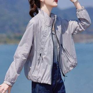 防晒衣女2025新款夏季薄款外套时尚高级感休闲宽松百搭长袖上衣潮