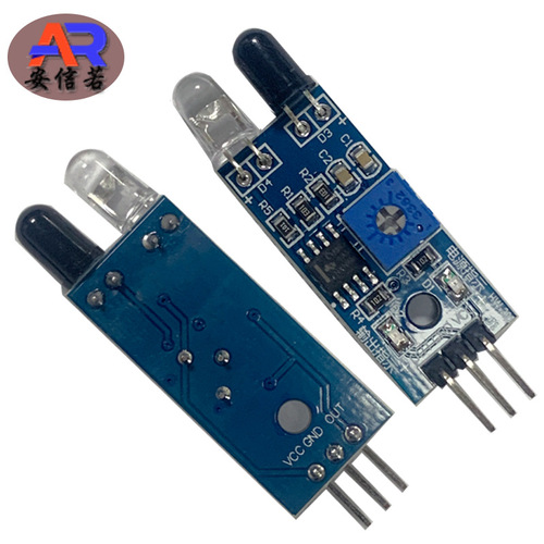 Infrared tube tracking obstacle avoidance sensor module intelligent robot obstacle avoidance car black and white line tracking board