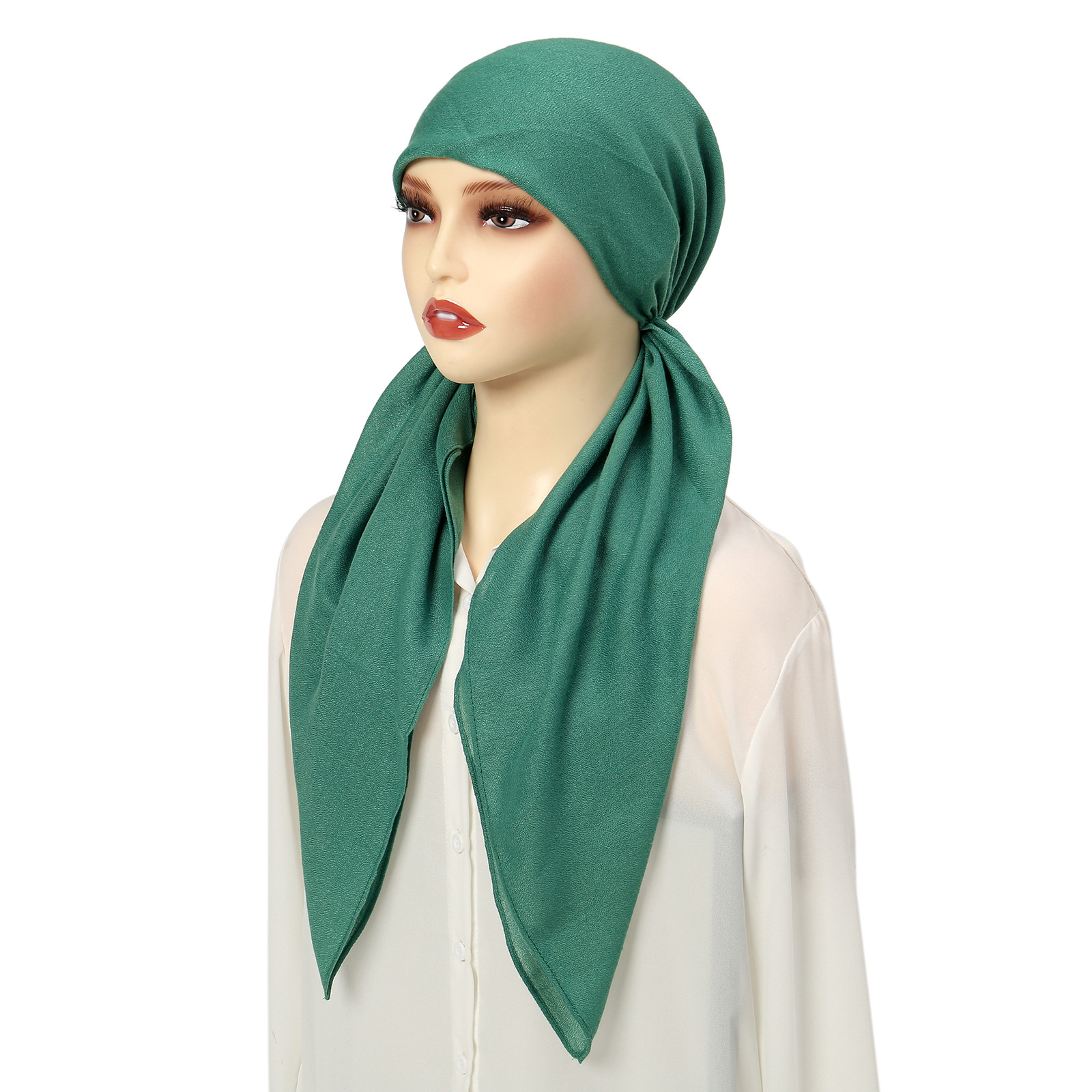 95g Weight Hijab Hats Type Daily, Street Occasion Polyester Material Solid Color Pattern All Seasons Season Women's Gender Classic Style Style Eaveless Rim Women's Classic Style Solid Color Polyester Hijab 6