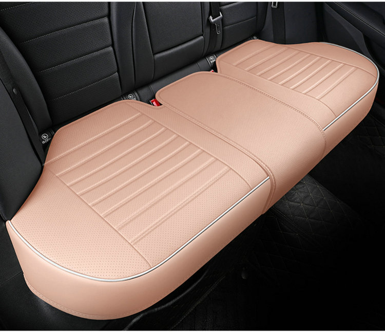 Daifa wholesale perforated full leather all-inclusive non-backrest monolithic car seat cushion four seasons universal rear seat cover seat cushion