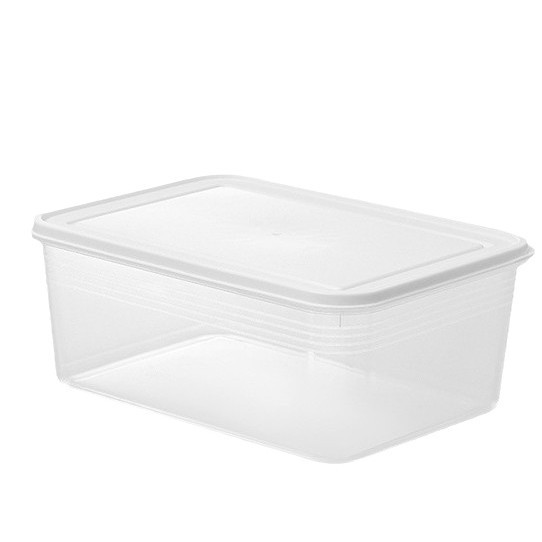 Caja de almacenamiento de refrigerador Caja de conservación fresca Congelador de frutas y verduras de cocina especial de grado alimenticio Caja de almacenamiento sellada de plástico