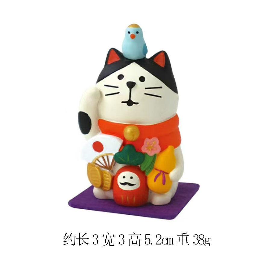 쿠션이 있는 만복고양이